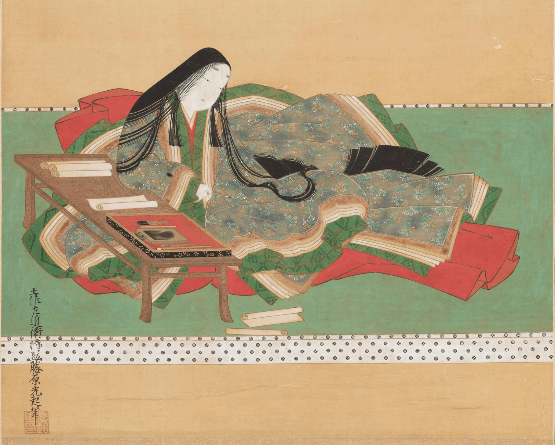 Image illustrating Murasaki Shikibu