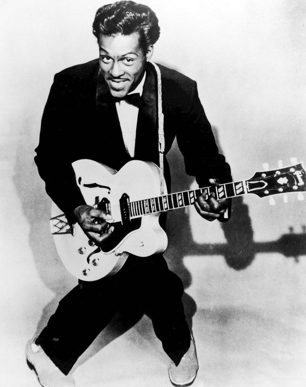 Image illustrating Chuck Berry