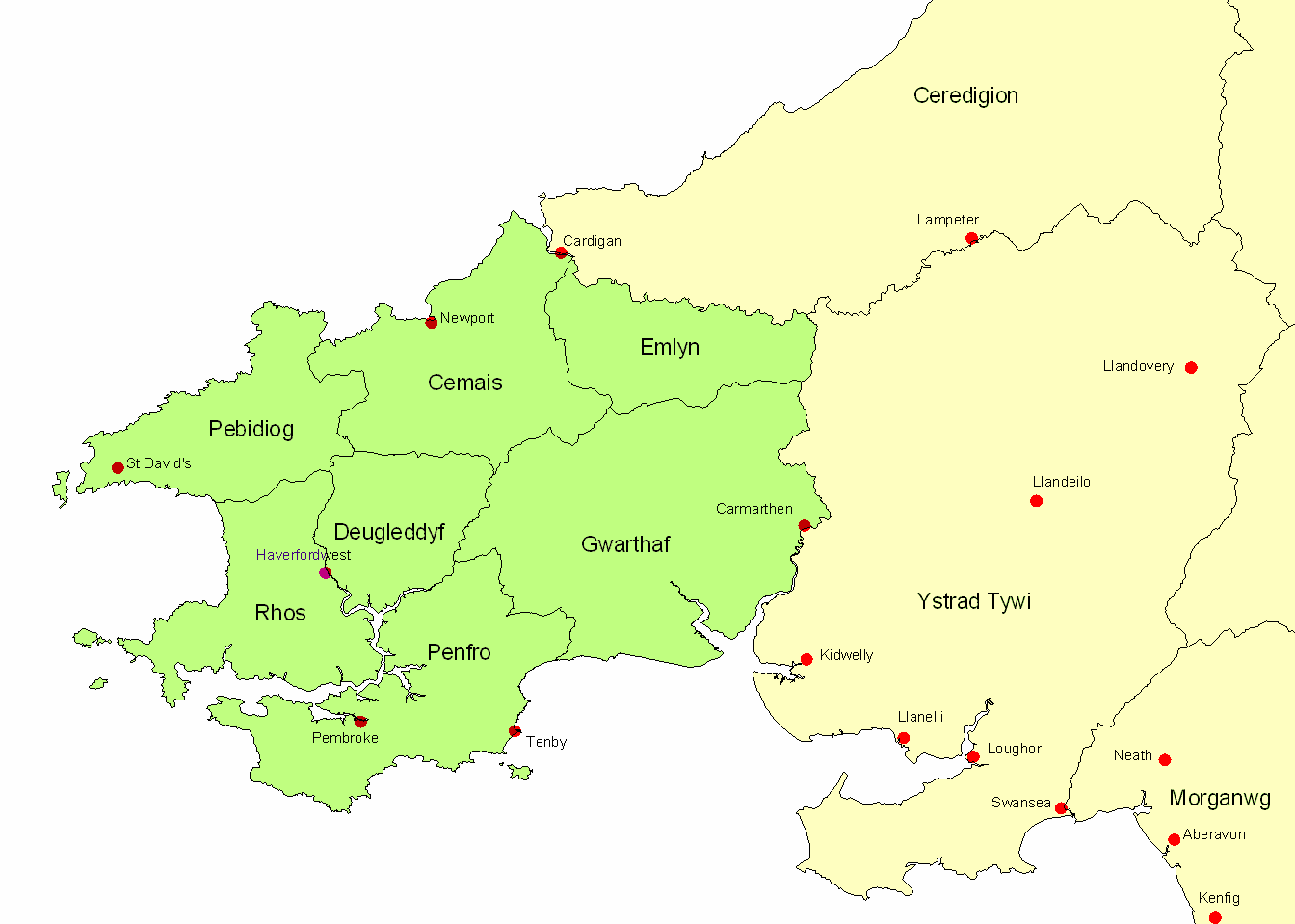 Image illustrating Kingdom of Dyfed