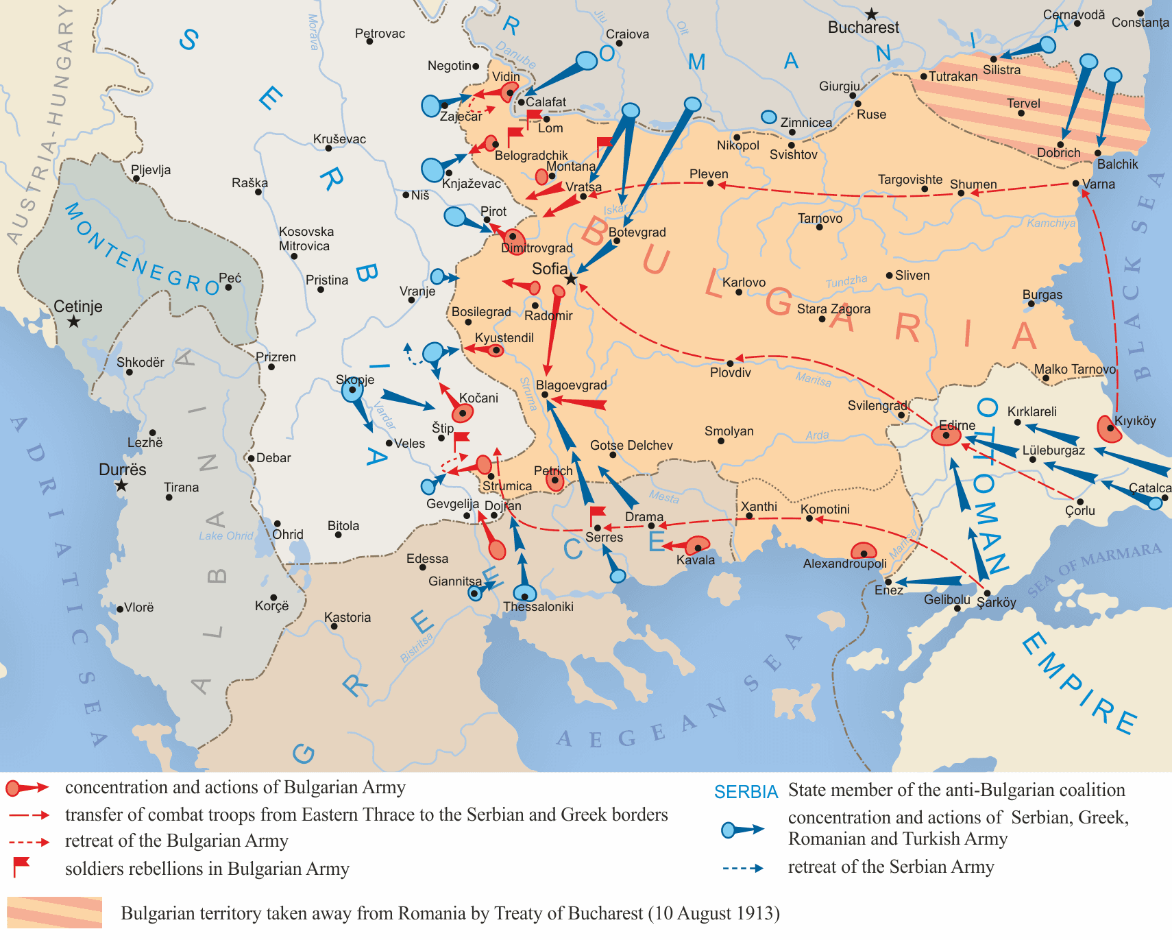 Image illustrating Second Balkan War
