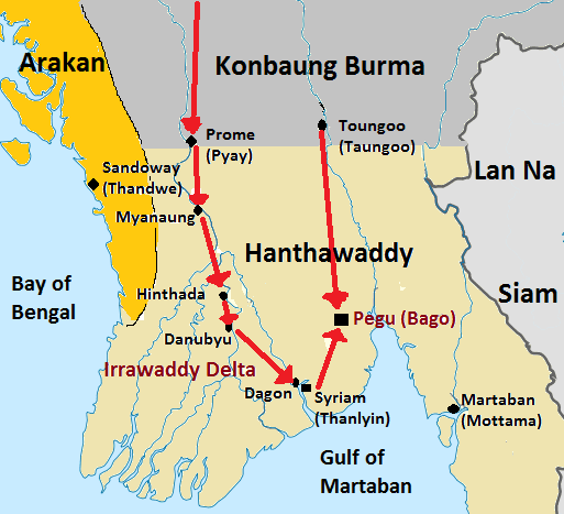 Image illustrating Konbaung–Hanthawaddy War