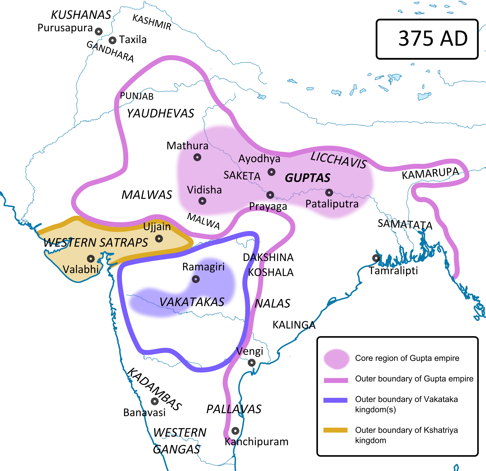 Image illustrating Gupta Empire