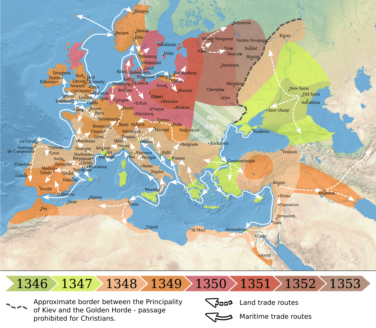 Image illustrating Black Death