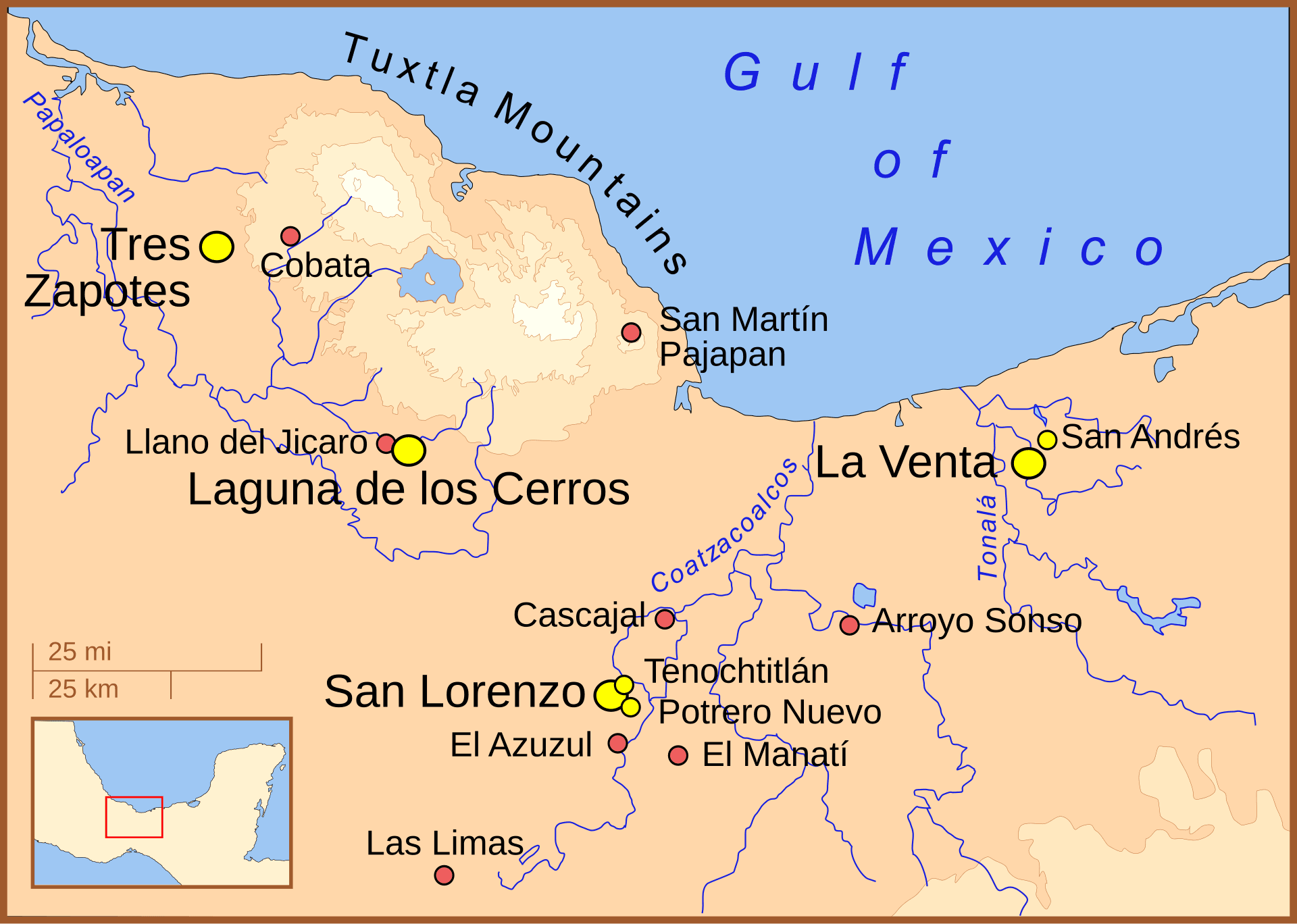 Image illustrating Olmecs